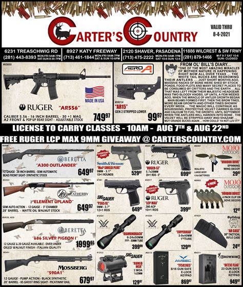 Carters country weekly ad - SUBSCRIBE TO OUR MAILING LIST. Get the latest updates, tips and deals by subscribing to our mailing list.